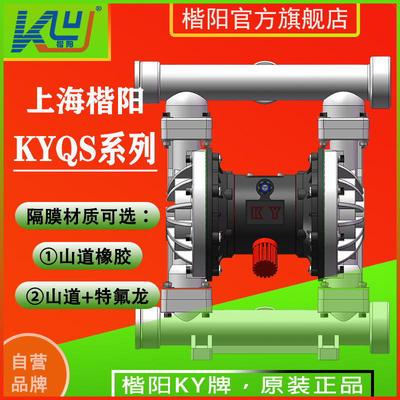 KYQS65LS增強(qiáng)聚丙烯氣動(dòng)隔膜泵4