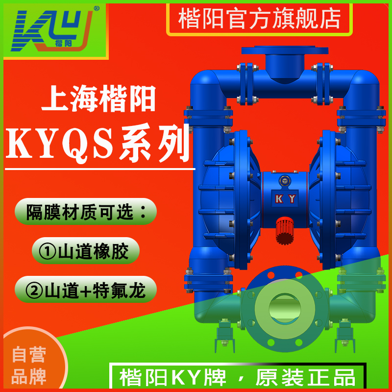 KYQS100LC鋼襯氟氣動(dòng)隔膜泵4