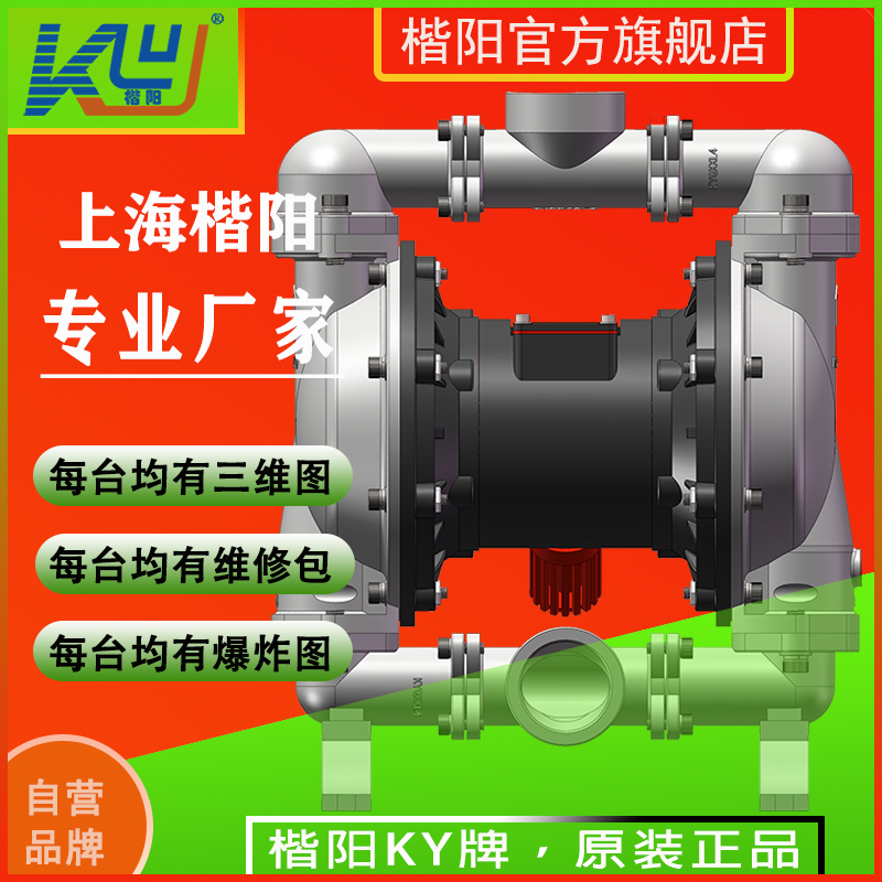 KYQS50L6不銹鋼316L氣動(dòng)隔膜泵2