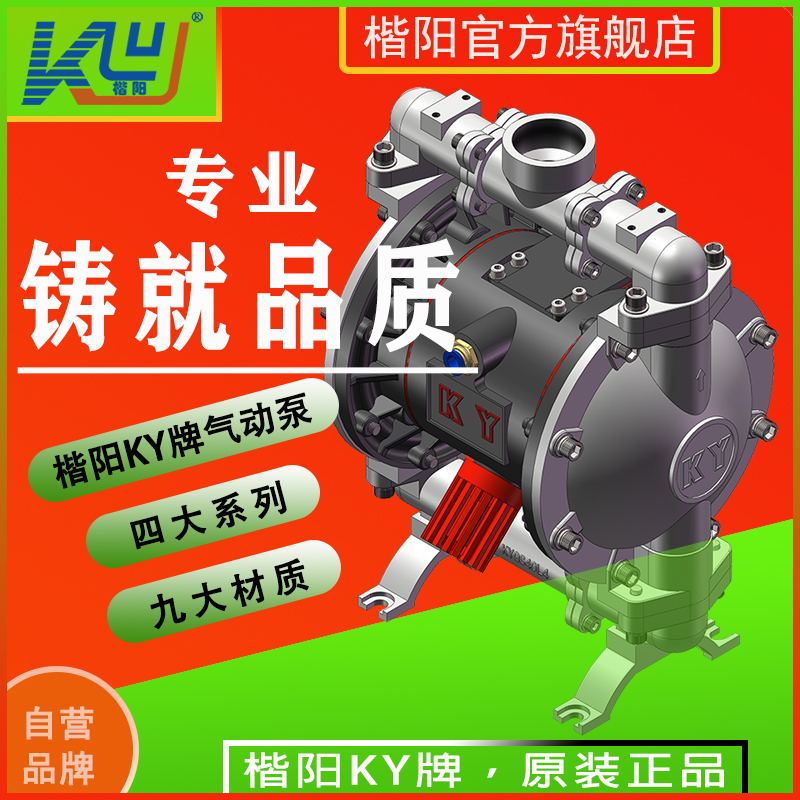 KYQS40L6不銹鋼316L氣動(dòng)隔膜泵1