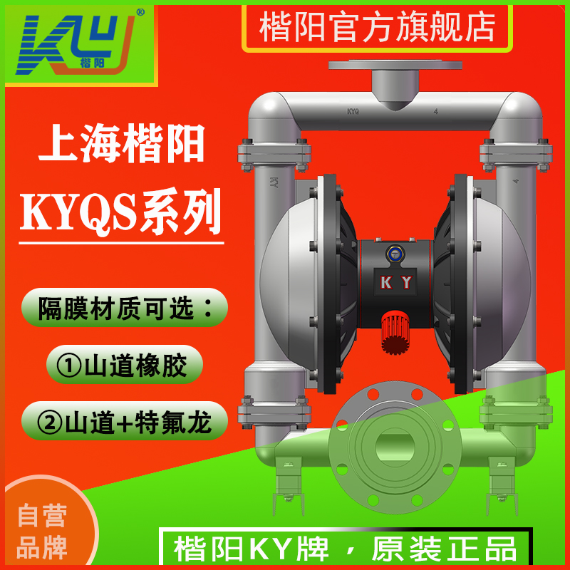 KYQS100L6不銹鋼316L氣動(dòng)隔膜泵3