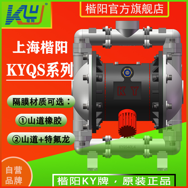 KYQS40L6不銹鋼316L氣動(dòng)隔膜泵3