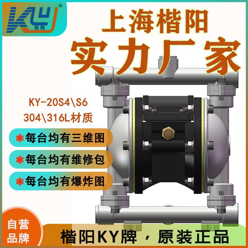 KY-15S4不銹鋼氣動隔膜泵3