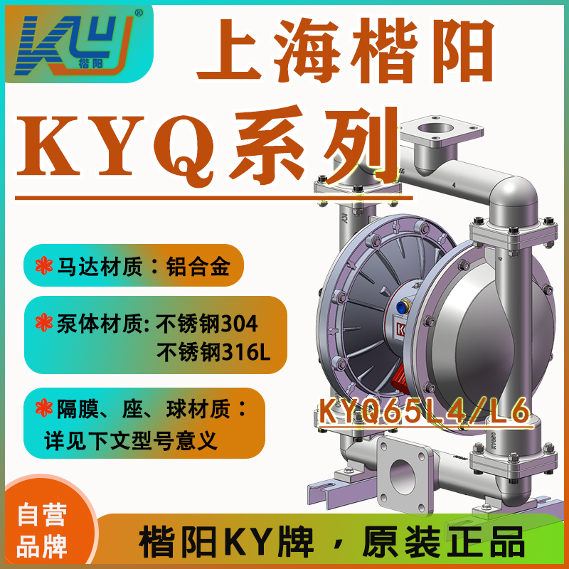 KYQ65L4不銹鋼氣動隔膜泵2