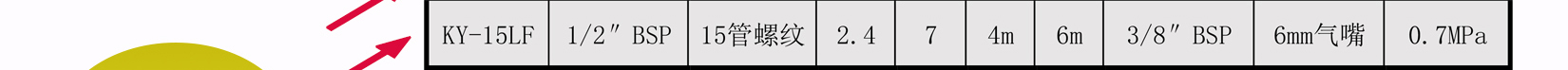 KY-15SF氟塑料氣動隔膜泵詳細參數(shù)